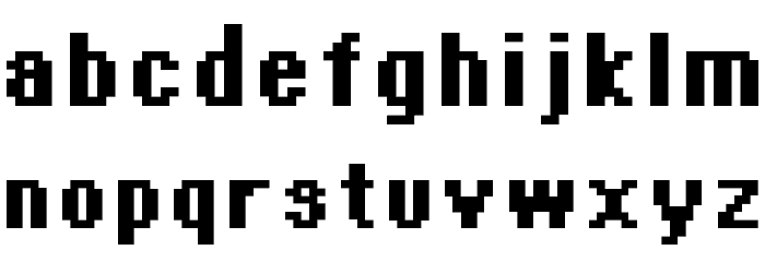 Supertext 02 Bold Caratteri MINUSCOLO