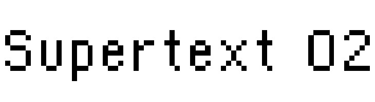 Supertext 02  Frei Schriftart Herunterladen