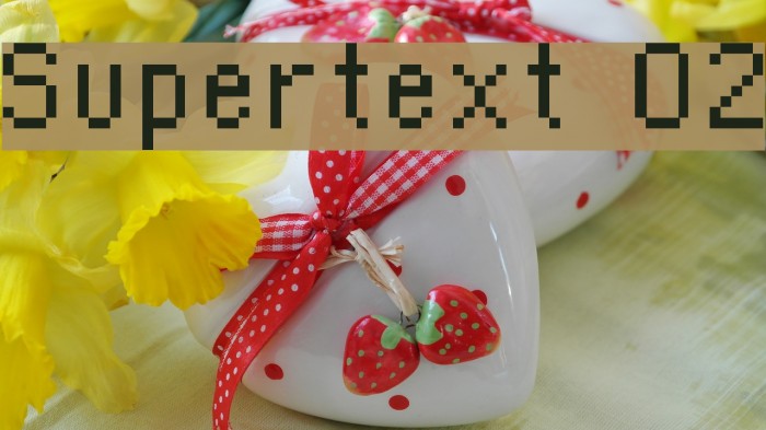 Supertext 02 Font examples