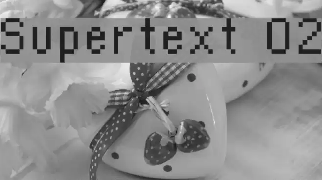 Supertext 02 Schriftart examples