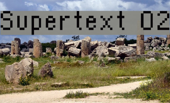 Supertext 02 Font examples