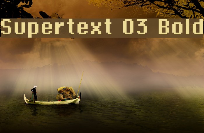 Supertext 03 Bold لخطوط تنزيل examples