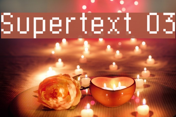 Supertext 03 Font examples