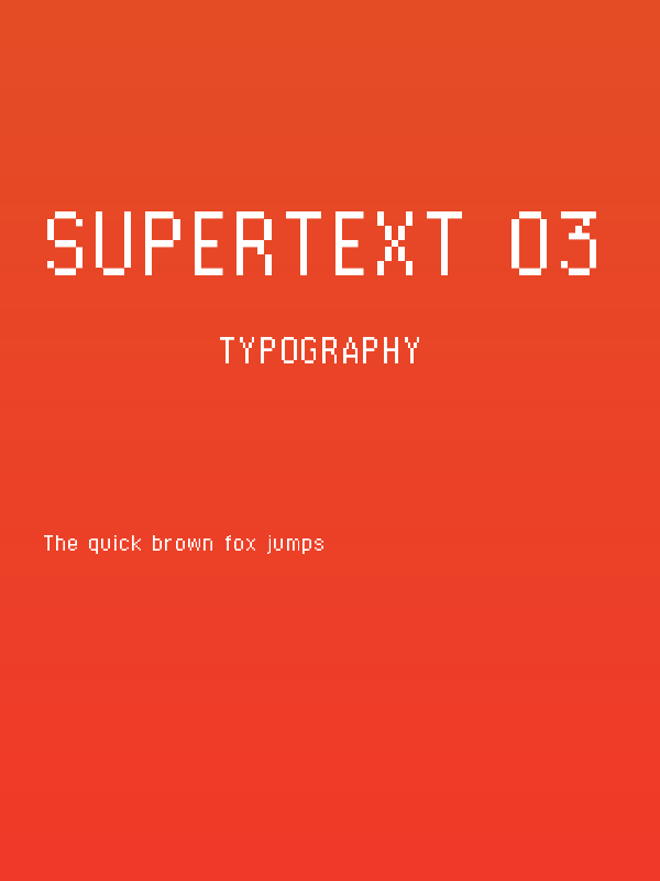 Supertext 03 Poster
