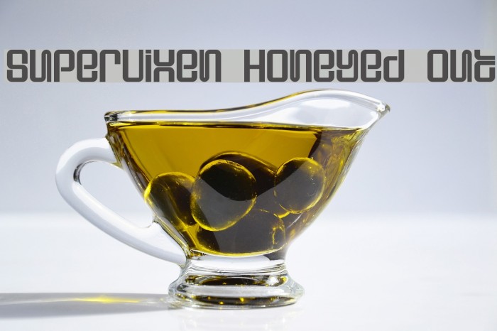 Supervixen Honeyed Out フォント examples
