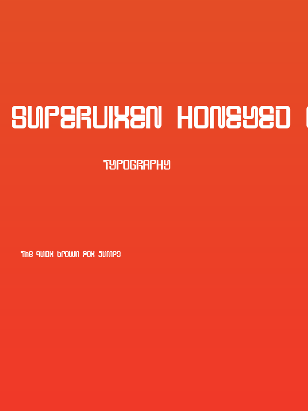 Supervixen Honeyed Out Poster