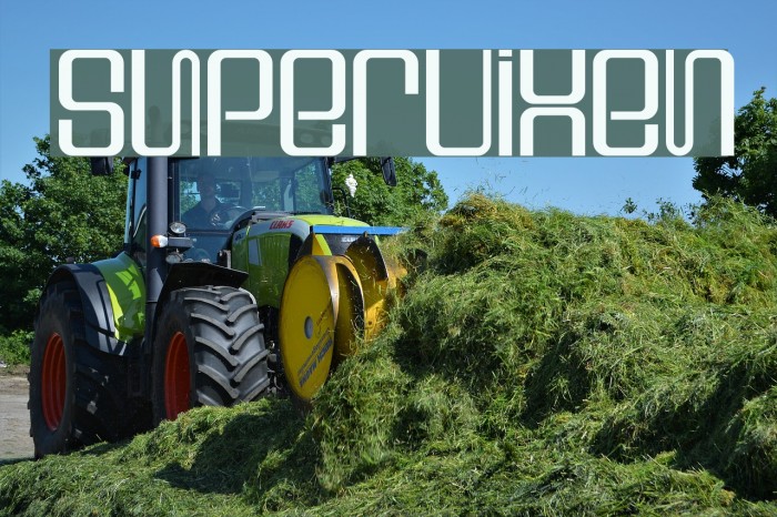 Supervixen Font examples