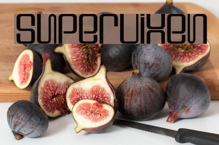Supervixen Font examples
