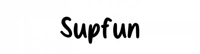 Supfun  Frei Schriftart Herunterladen