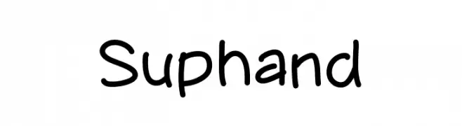 Suphand  नि: शुल्क फ़ॉन्ट्स डाउनलोड