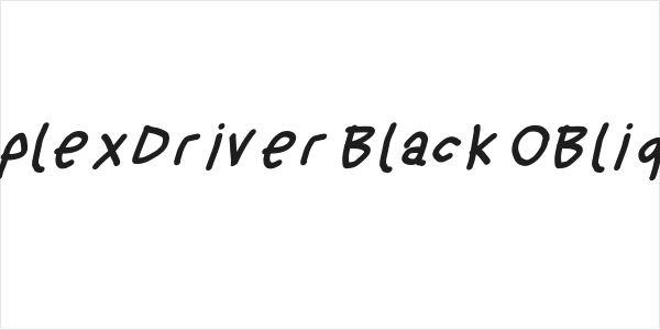 SuplexDriver Black OBlique Logo