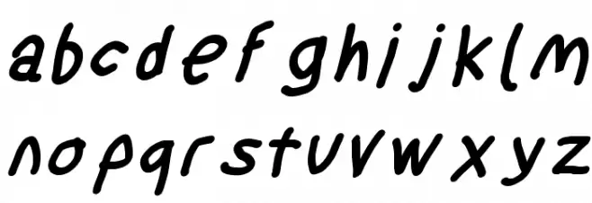 SuplexDriver Black OBlique Font LOWERCASE