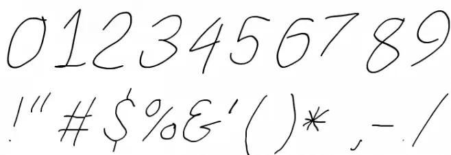 SuplexDriver Hairline Oblique Font OTHER CHARS