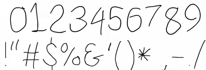 SuplexDriver Hairline Font OTHER CHARS