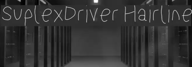 SuplexDriver Hairline Font examples