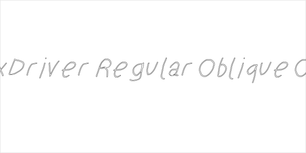 SuplexDriver Regular Oblique Outline Logo