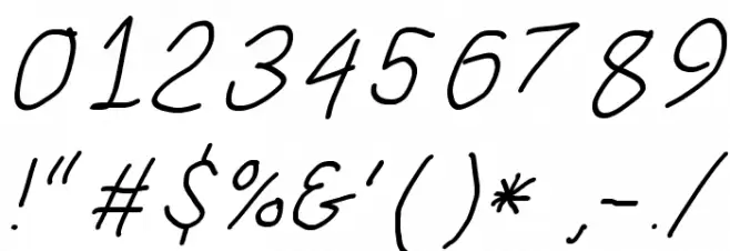 SuplexDriver Regular Oblique Font OTHER CHARS