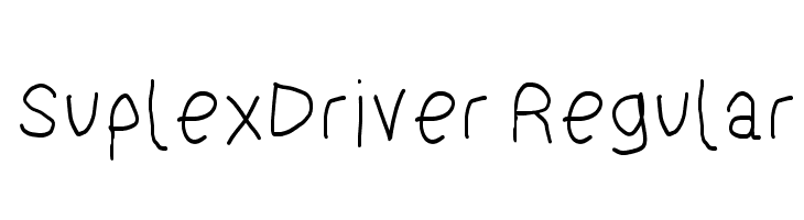 SuplexDriver Regular  Free Fonts Download