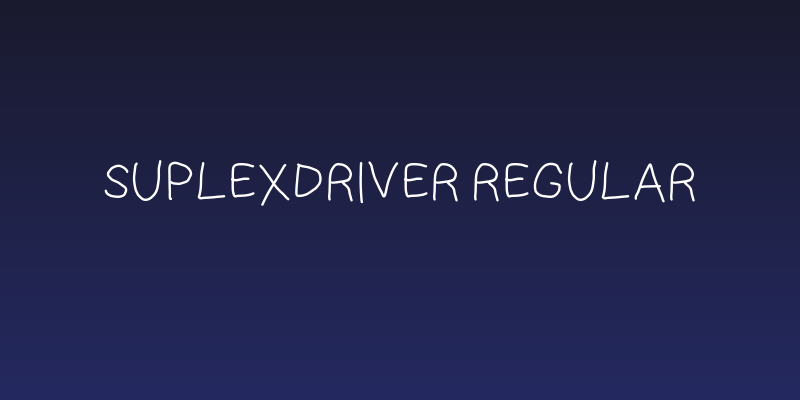 SuplexDriver Regular Social Header