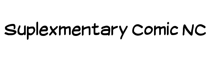 Suplexmentary Comic NC Font