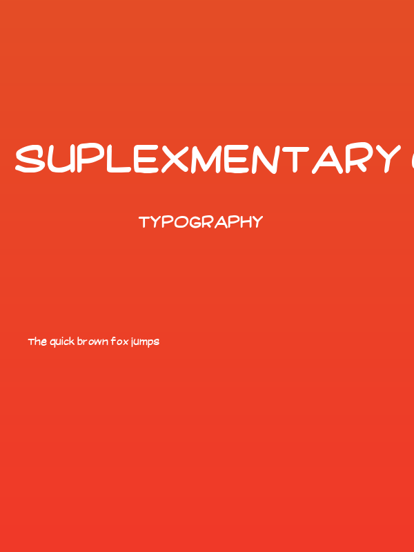Suplexmentary Comic NC Poster
