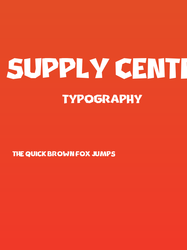 Supply Center Poster