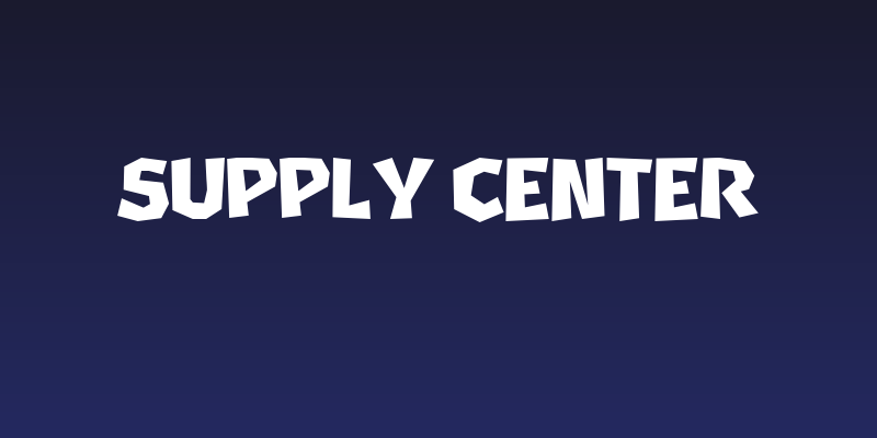 Supply Center Social Header