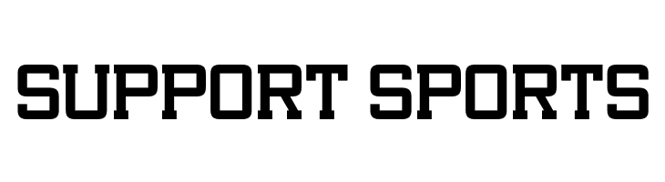 Support Sports  Frei Schriftart Herunterladen