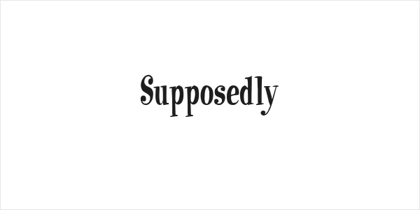 Supposedly Logo