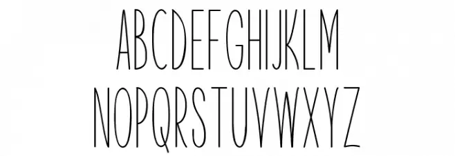 Supposition Font UPPERCASE