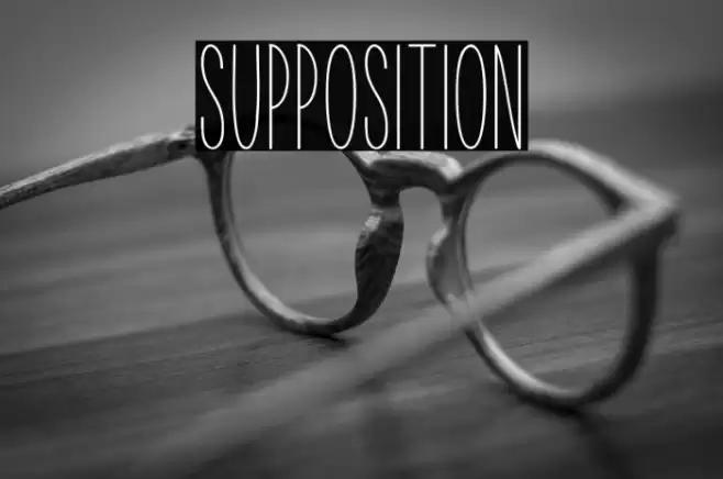 Supposition Font examples