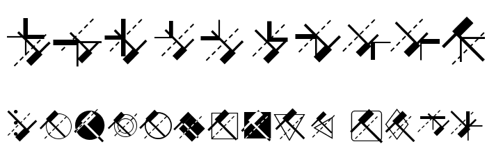 SuprematismFour Font OTHER CHARS
