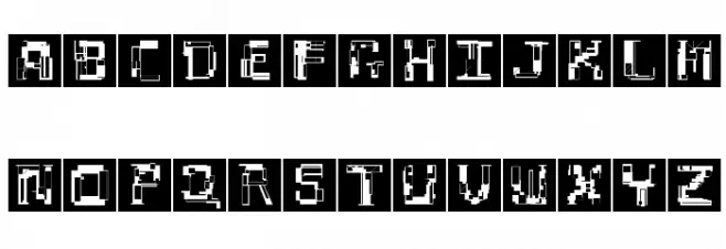 SuprematismK Schriftart Groß
