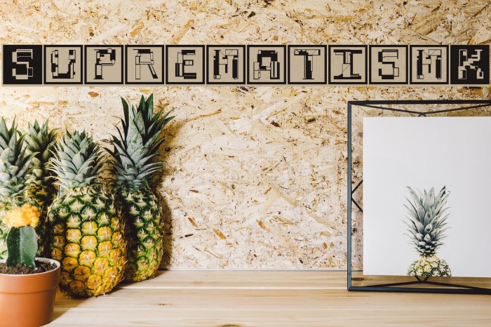 SuprematismK Font examples