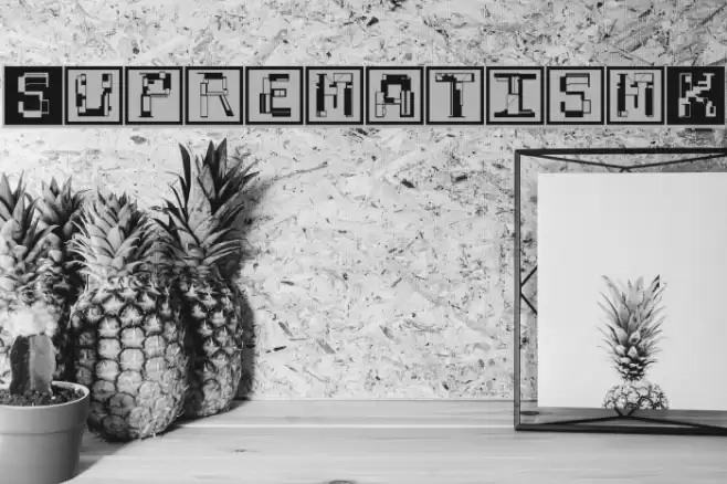 SuprematismK Font examples