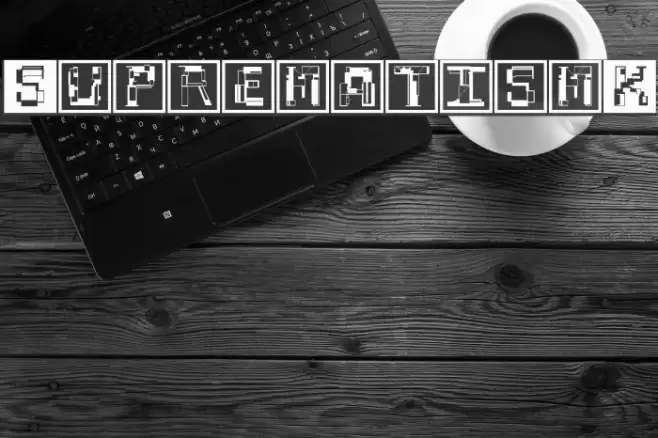 SuprematismK Font examples