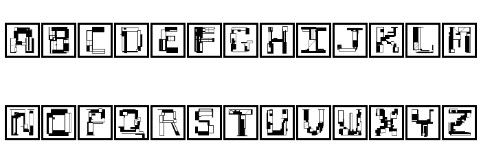 SuprematismK Font LOWERCASE