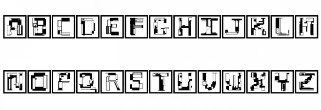 SuprematismK फ़ॉन्ट लोअरकेस