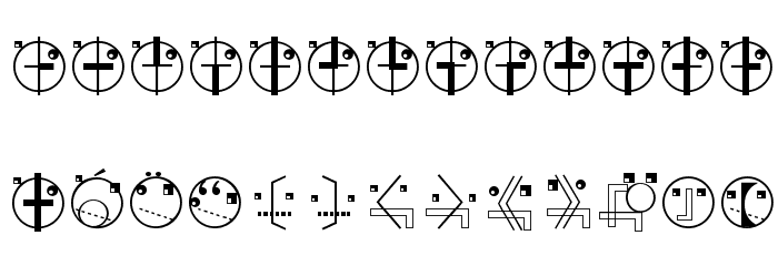 SuprematismOne Fonte MINÚSCULAS