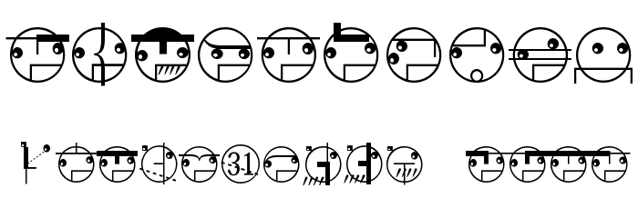 SuprematismTwo Font OTHER CHARS