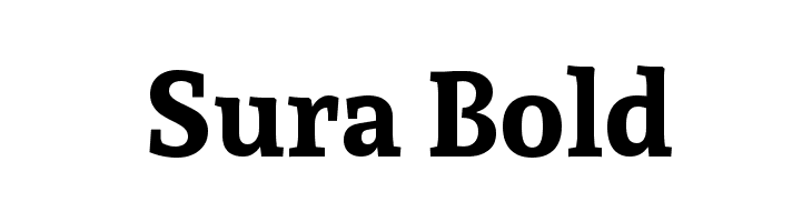 Sura Bold Font