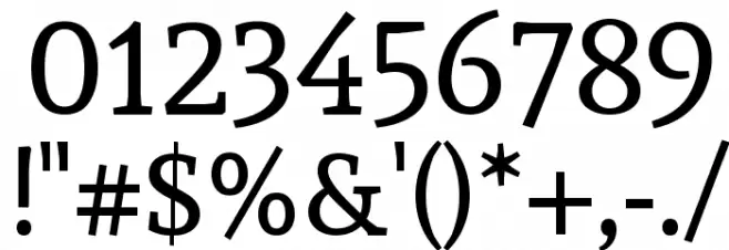 Sura Font OTHER CHARS