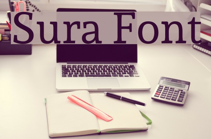 Sura Font examples