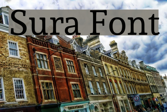 Sura Font examples