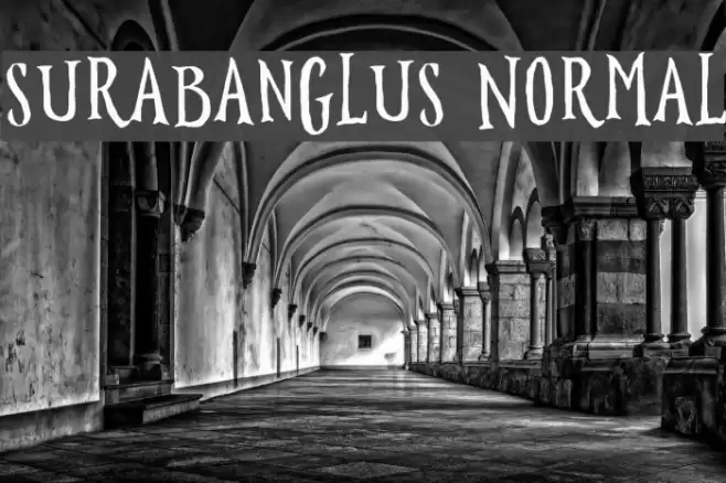 Surabanglus Normal Font examples