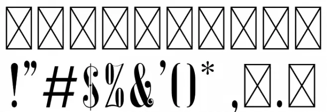 SurabayaDemoRegular Font OTHER CHARS