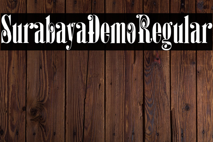 SurabayaDemoRegular Example 1
