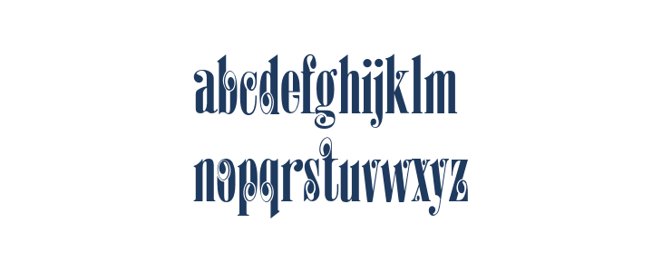 SurabayaDemoRegular Lowercase