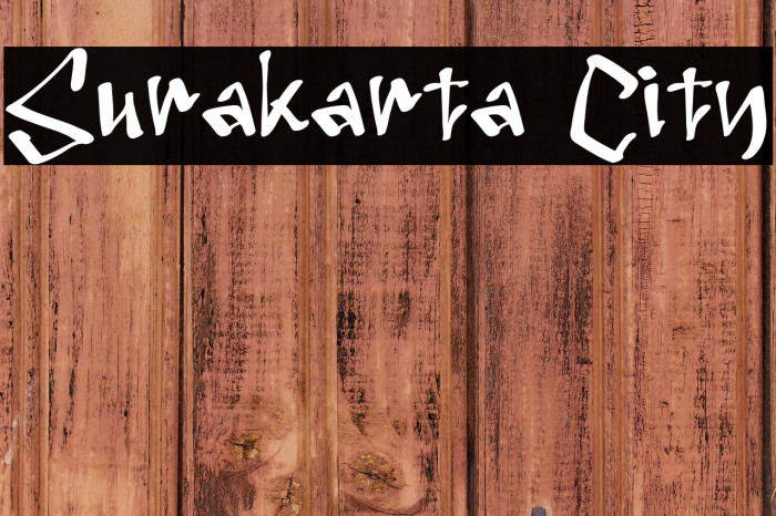 Surakarta City Example 1