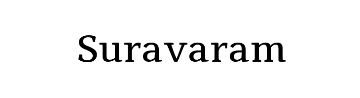 Suravaram Font